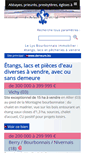 Mobile Screenshot of etang-a-vendre.fr